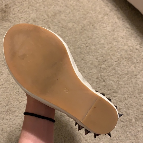 Jeffrey Campbell Damsel SP White Black Size 8 - With Box & Replacement Spikes - Picture 7 of 9